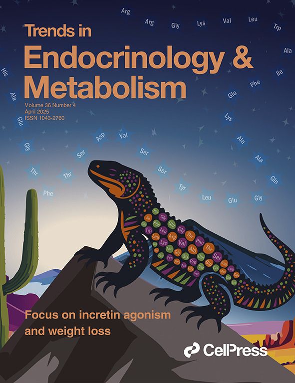 On the cover, a Gila monster (with its exendin-4 sequence shown within its body) gazes at the sky, where the sequence of human GLP-1 is depicted as a constellation - representing the promise of clinical advances coming from basic research. Cover credits: Heather Hartley-Thorne, Sephirus Communications Inc.