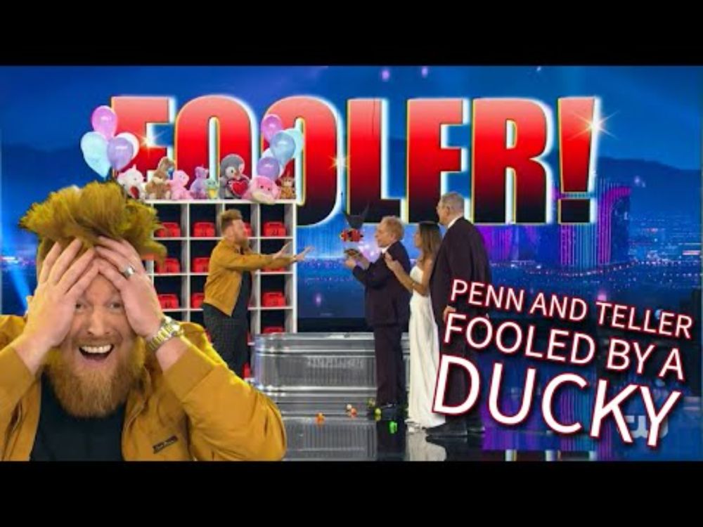 Penn & Teller Fooled by a Rubber Duck and then Magician exposes his own method!