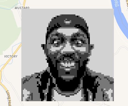 that one image of Kendrick Lamar painted over the town of Mustard, PA