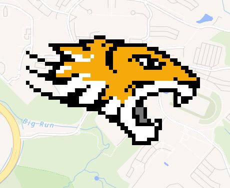 Doc the Tiger, the mascot of Towson Unviersity