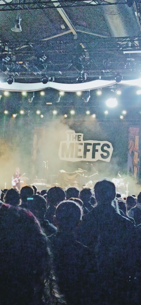 The Meffs on stage