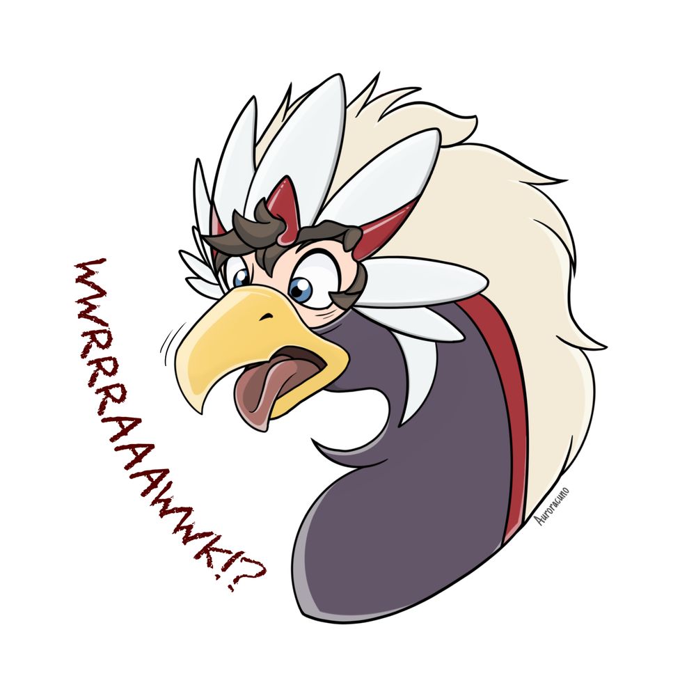 A human is being transformed into a rubber Braviary. They will soon be completely encased by the latex. Hypnosis / mind control is coming soon. Pokemon fanart. Rubber bird furry art. Avian.