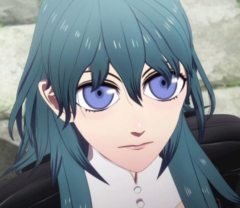 Byleth with her big ol eyes