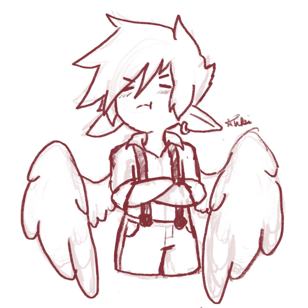 An unfinished messy sketch of Voxer pointing. You can tell there’s a theme here if you’re looking at the alt text. 