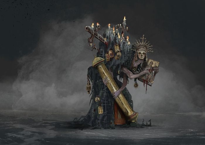 Trench crusade official artwork for a Scripture Guardian 