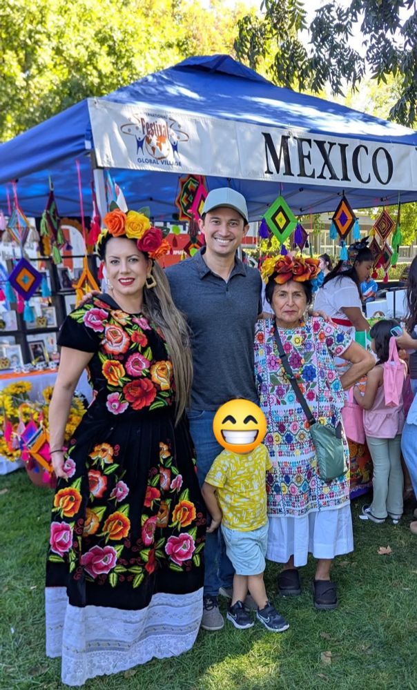Mexican American booth at the Modesto International Festival