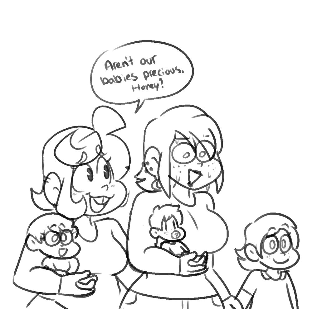 Ash: "Aren't our babies precious, Honey?"