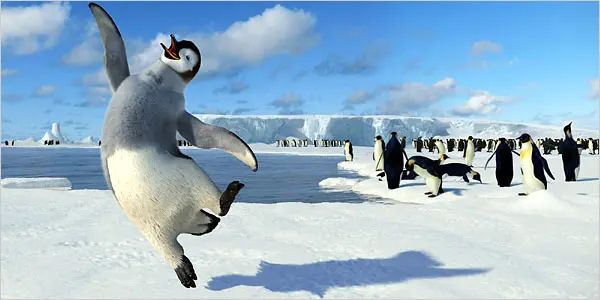 that one penguin who's just too fucking happy
