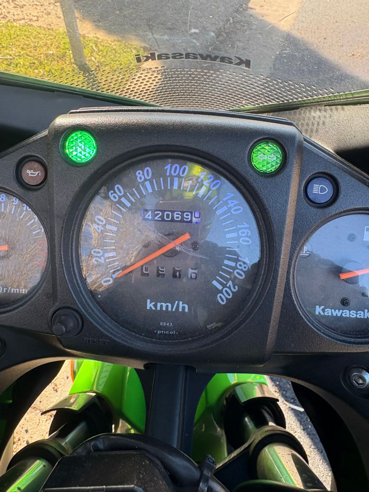 42069kms on my Ninja 250