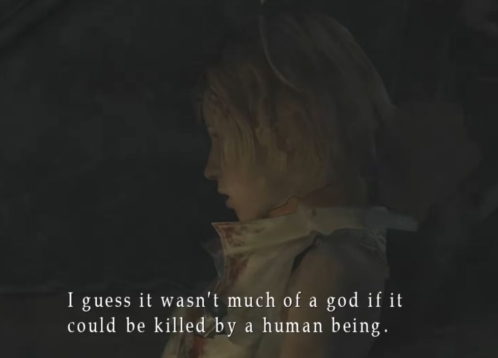 Heather makes a good point about literally any story that features man killing god.