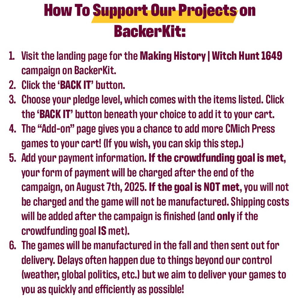 How to support the crowdfunding campaign. Backers should click the BACK IT buttons on the campaign landing page and for their pledge. Full description of text on Facebook post on CMU CLGS page.