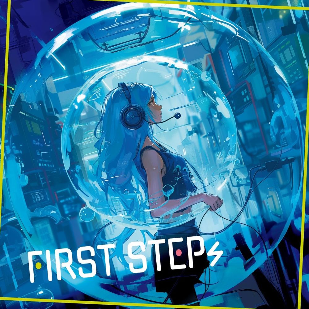 ◉ラジオ番組
「FIRST STEPs 〜クリエイティブに生きるヒント〜」│公式ビジュアル

[ 画像説明 ]
この画像には、宇宙ステーションから番組を配信する人物が描かれています。
また、画像の下部には FIRST STEPsと記載されています。
「FIRST STEPs」は、番組タイトルです。

◉Designer : FrenzyBeach
│
├ Bluesky : @frenzybeach.bsky.social
│
├ 𝕏　 　   : @FrenzyBeachJP
│
├ 𝕏　　    : @FrenzyBeach 
│
└ Web　   : https://lit.link/frenzybeach