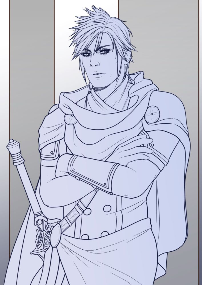 Commission artwork of Somnus from FFXV.