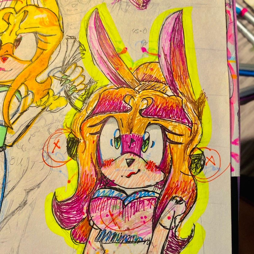 My main Sonic OC, Tsu (or Tum)