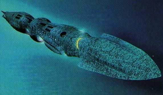 A vaguely squid-shaped submarine named Seaquest.