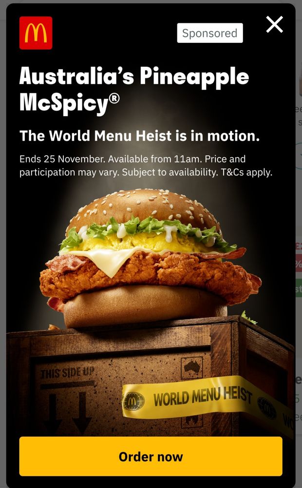 The abomination that is Australia's Pineapple McSpicy