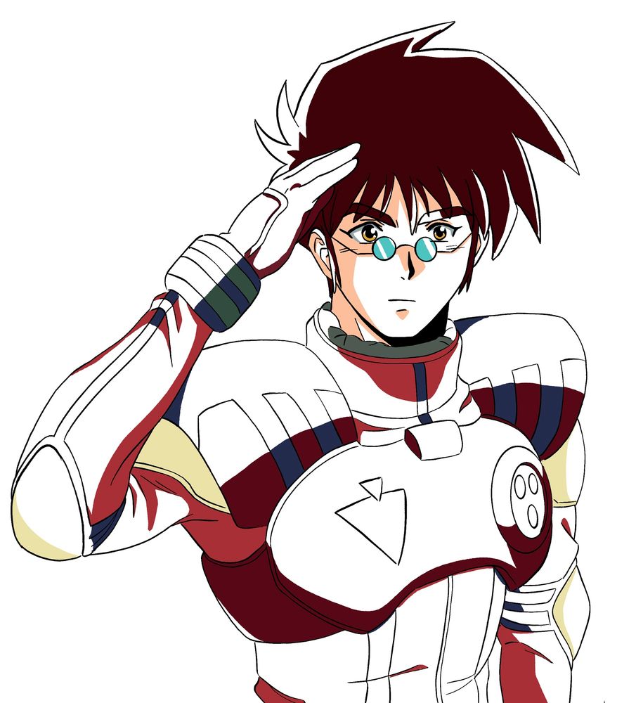 Nekki Basara, a U.N Spacy pilot and member of the "Fire Bomb" unit. He was once a staunch pacifist who believed any conflict can be resolved through reaching people’s hearts, however events in his youth led him into being conscripted into the military. 

He’s quite aloof and his inability to properly communicate his feelings make him come across as anti-social and antagonistic.

He despises violence, but believes it is necessary in bringing peace. However, unbeknownst to him he carries a latent power within that has been left dormant ever since he abandoned the guitar…