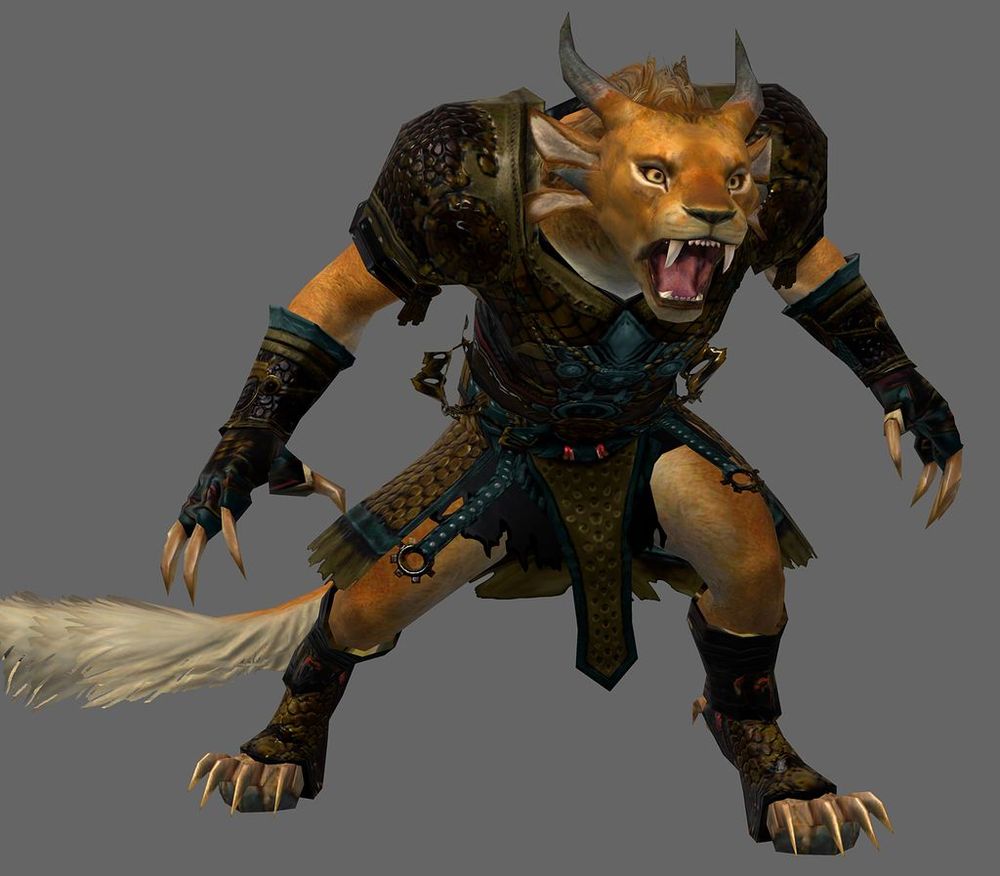 the superior amazing incredible female charr from guild wars 2