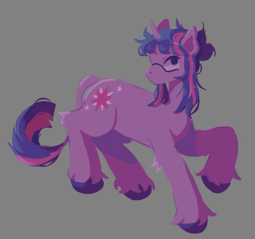 drawing of twilight sparkle from my little pony friend ship is magic