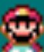 a very low quality image of SMW's Small Mario facing forward sprite