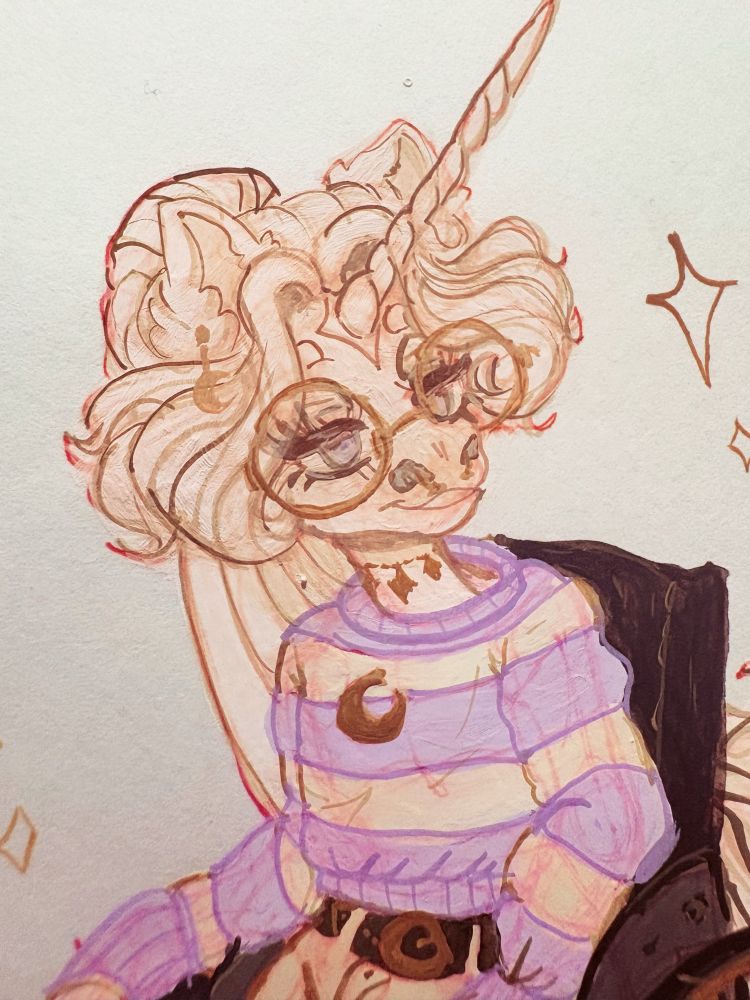 A closeup of Anton’s face on the same illustration.