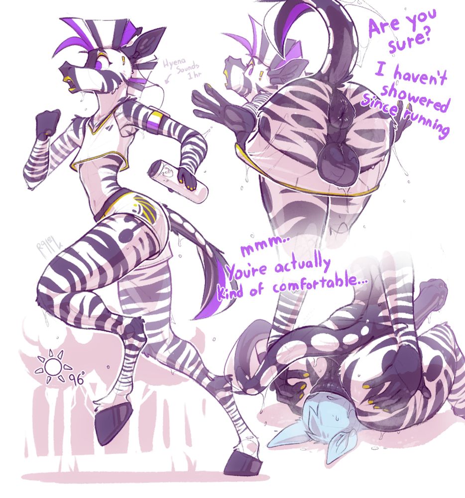 Alhaz jogs in the heat then sits on your stupid FACE with his sweaty ASS
