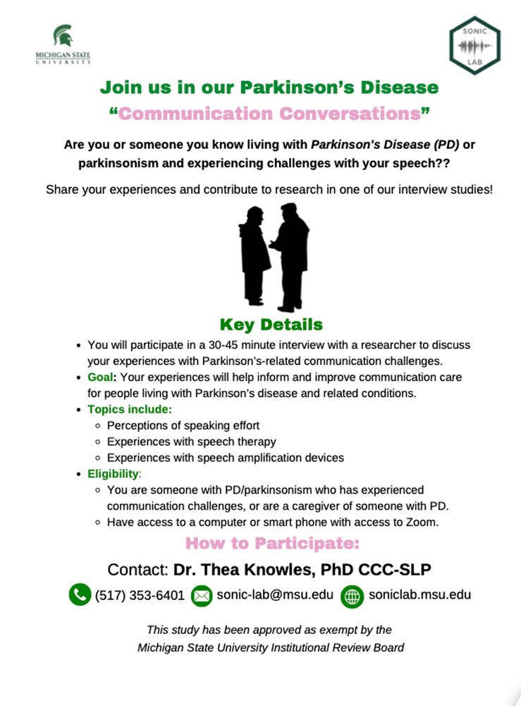 Additional information about the study and how to get involved!