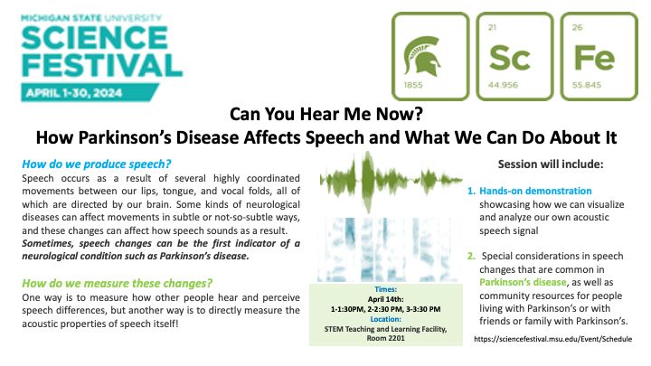 Here is a description of what our information session will consist of!