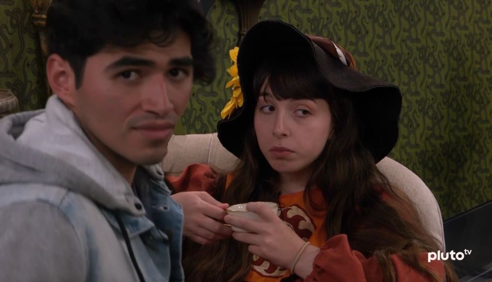 Bb27 Adrian and Ava. Adrian is looking at the camera and Ava is slyly looking to the side 