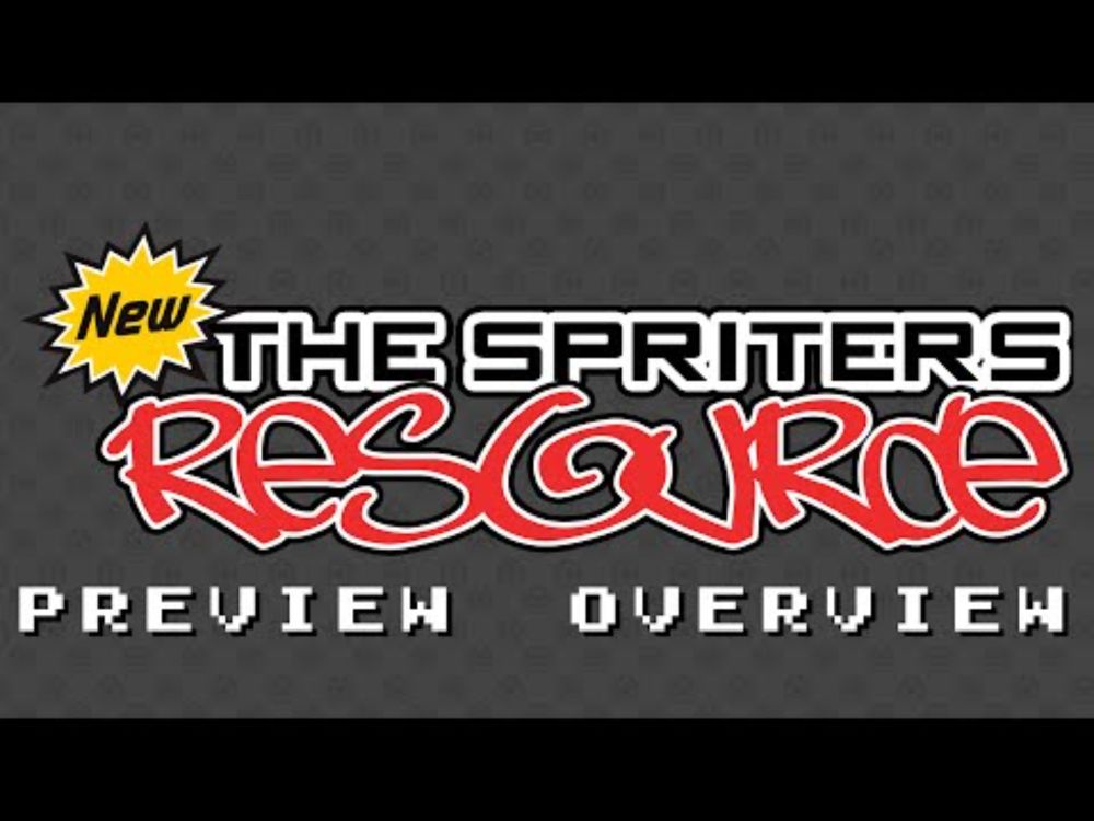 NEW Spriters Resource Preview! (+ Models Resource & Sounds Resource)