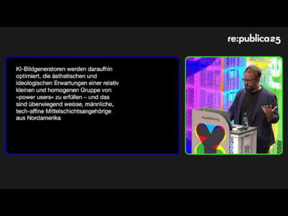re:publica 25: Roland Meyer - Generative KI und die Ästhetik des digitalen Faschismus