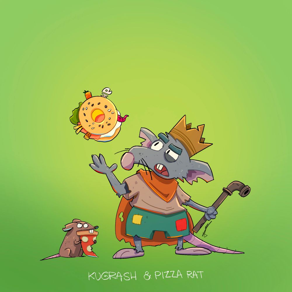kugrash played by Brian Murphy fanart Dimension 20 the unsleeping city 