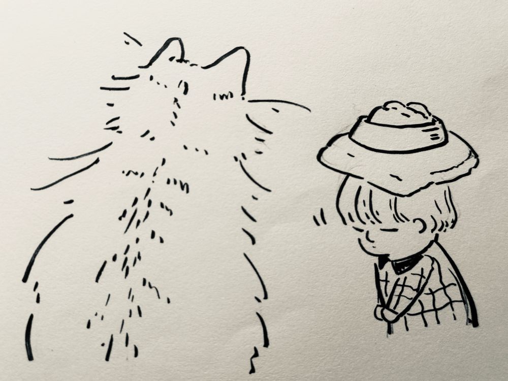 Me serving food to my cat