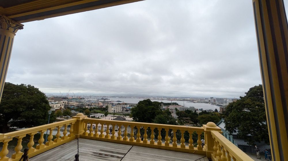 旧函館区公会堂（2階テラスから）