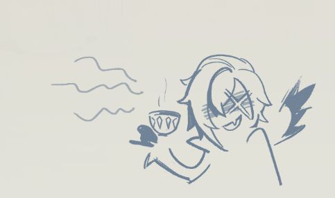 A doodle of arlecchino, from the recent quest