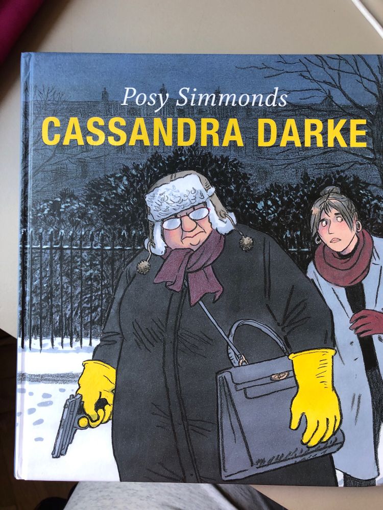 Cover der Graphic Novel „Cassandra Darke“ von Posy Simmonds
