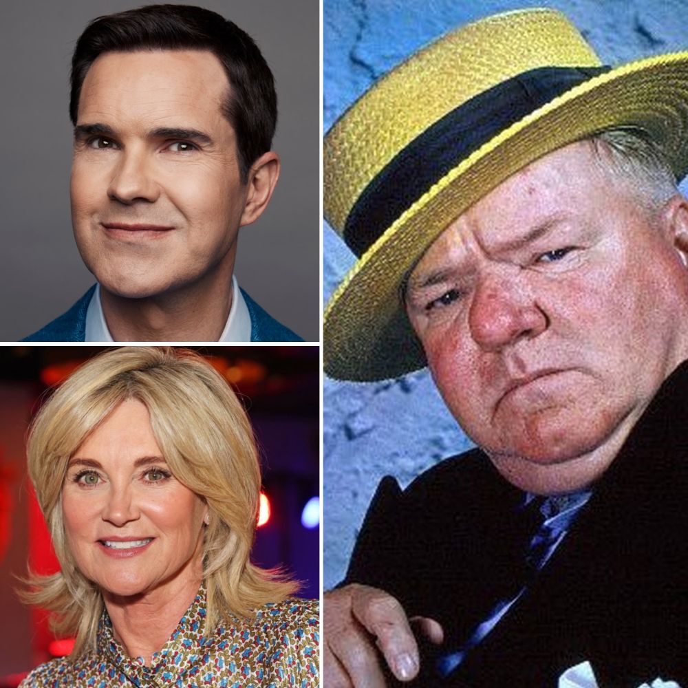 Jimmy Carr, Anthea Turner & WC Fields
