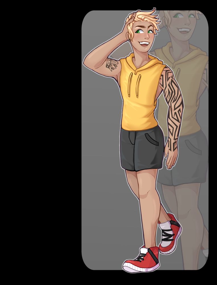 reference image of my OC Maxx

art by DominickLuhr on X