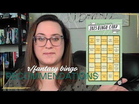 R/fantasy Bingo Rapid Fire Recs! #booktube #recommendations #bingo