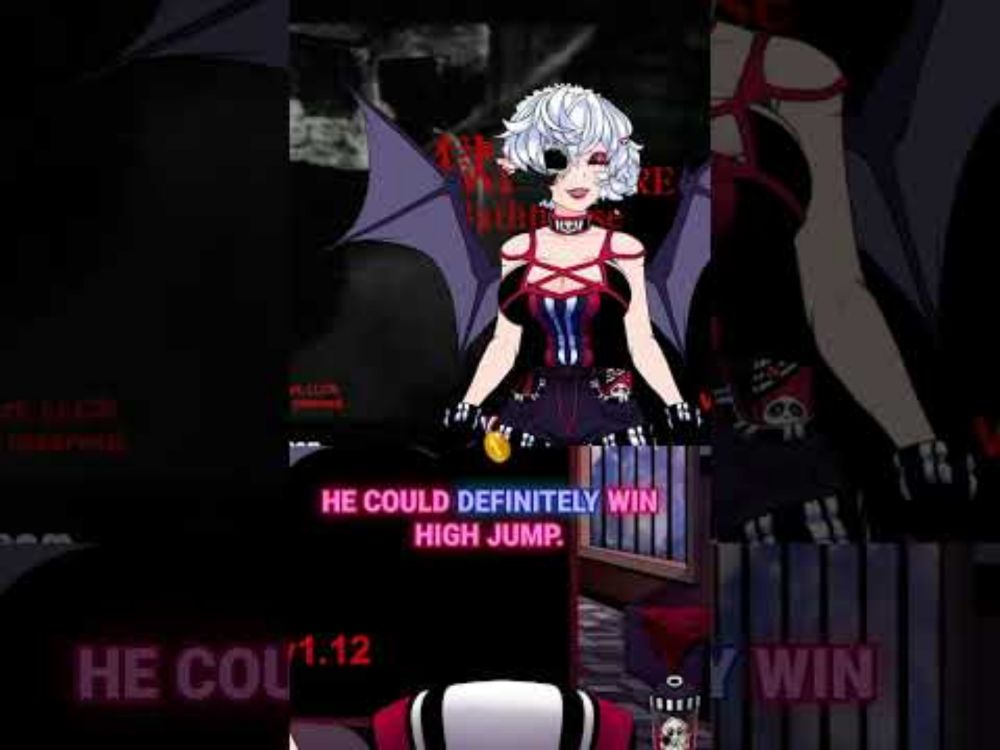 Pop can jump 21 feet  #vtuber #envtuber #vtuberclips