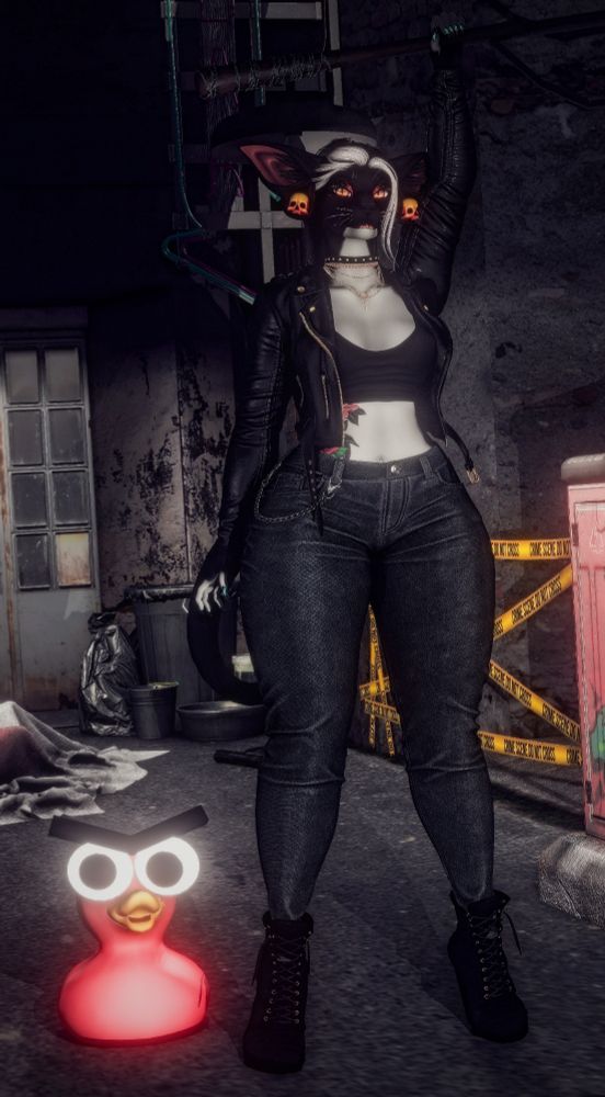 Azirafell as Negan from the walking dead 