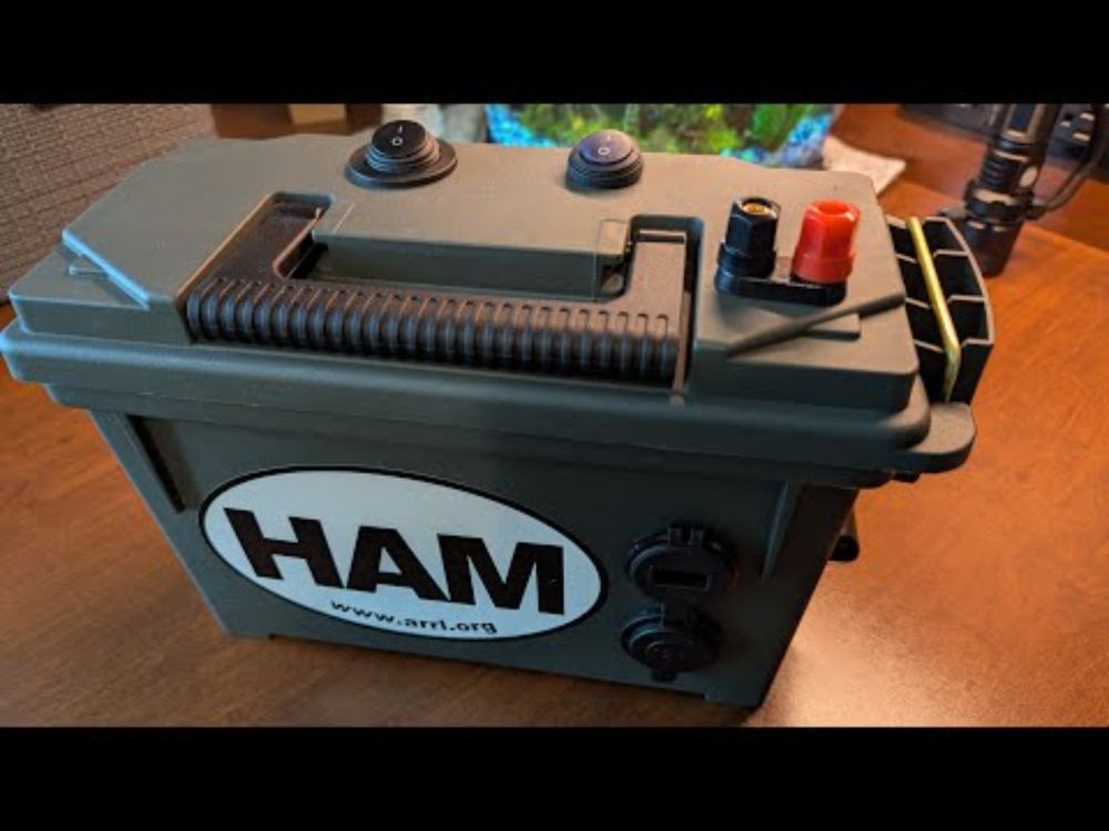 Ham Radio Battery Box with Solar Charge Controller