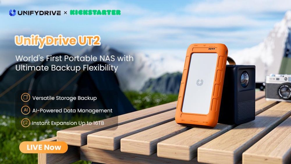 UnifyDrive UT2: Portable NAS for Creators on the GO