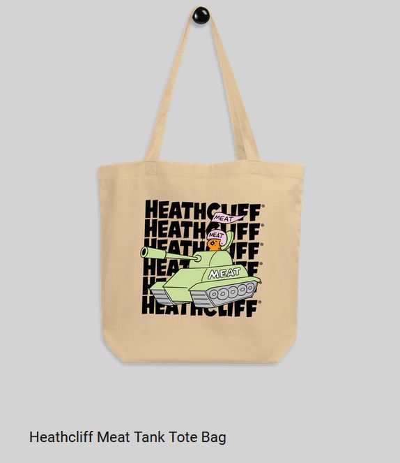 Heathcliff Meat Tank Tote Bag