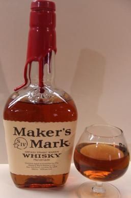 Bottle of Maker's Mark whisky