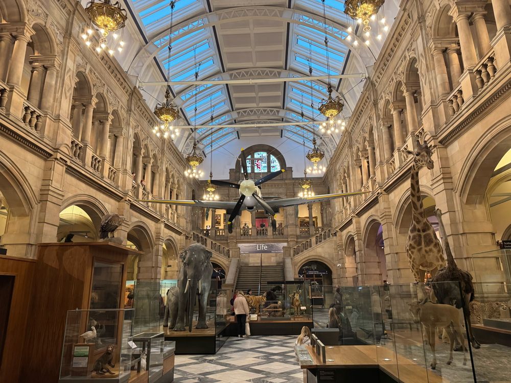 The main hall of Kelvingrove Museum