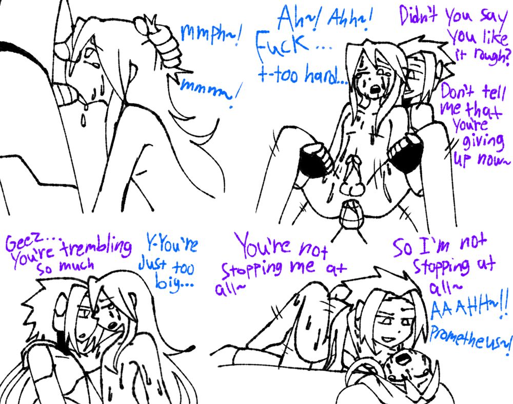 Vent getting his mega merged by Prometheus 