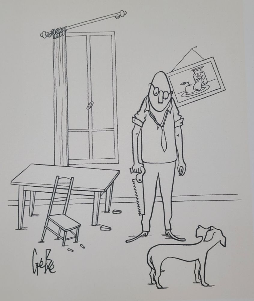 Someone and their dog.