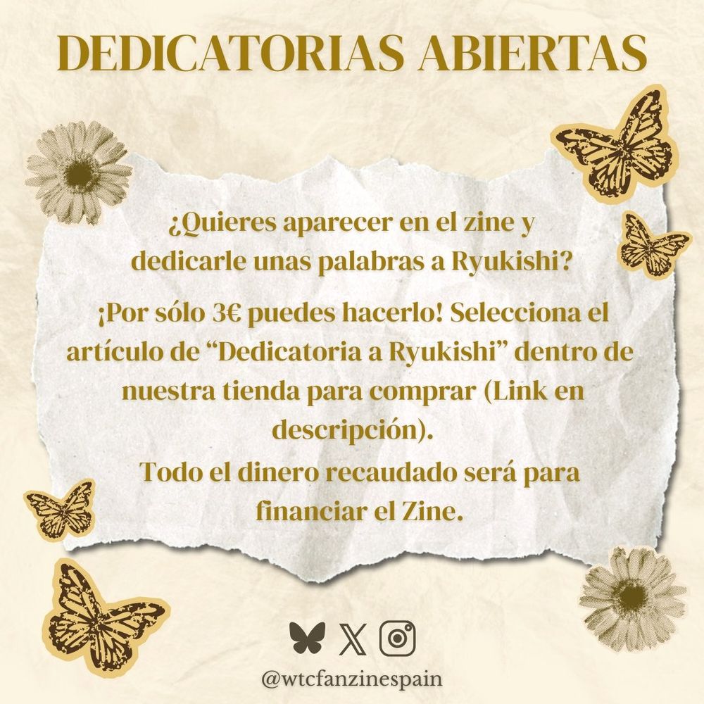 ¿Quieres aparecer en el zine y dedicarle unas palabras a Ryukishi? ¡Por sólo 3€ puedes hacerlo! Todo el dinero recaudado será para financiar el zine.