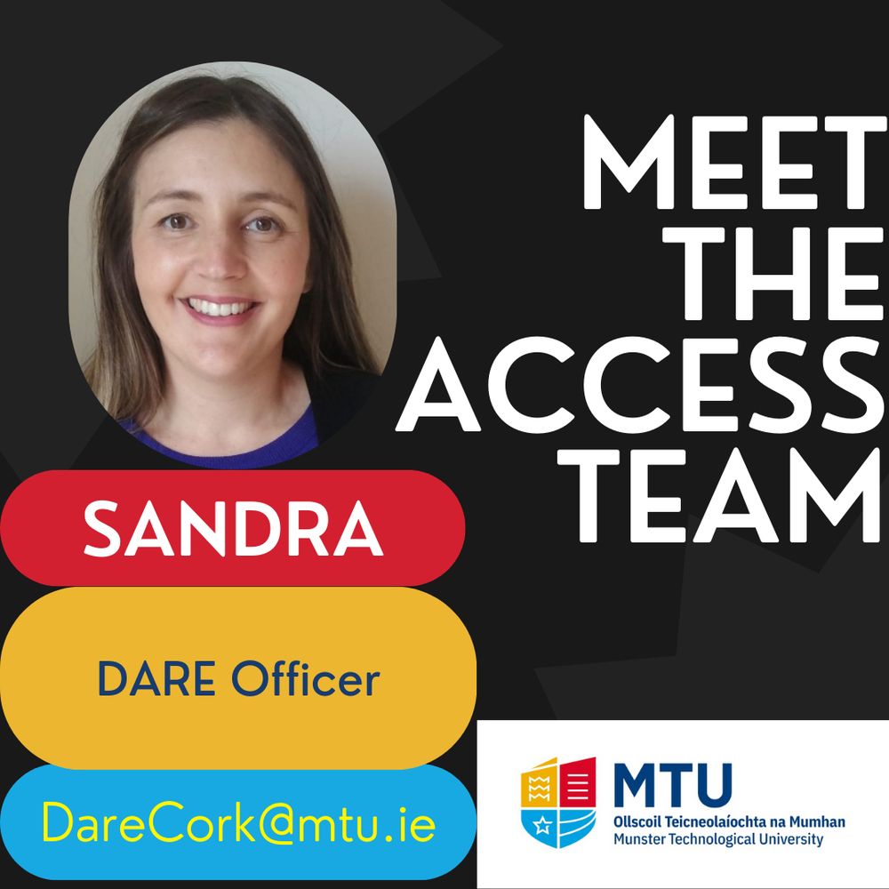 Meet the Access Team graphic, Sandra Power, DARE Officer